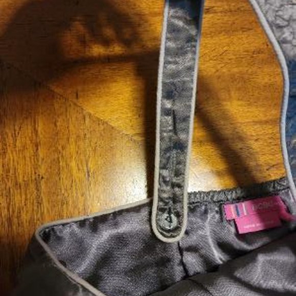 BCBG Silver Satin Dress - Picture 7 of 15